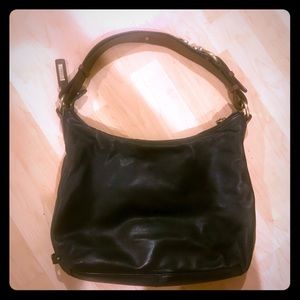 Black Leather Cole Haan Purse